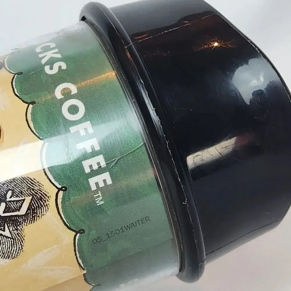 ☕️Vintage Starbucks 1999 Bodum French Press Acrylic 16oz Travel Tumbler